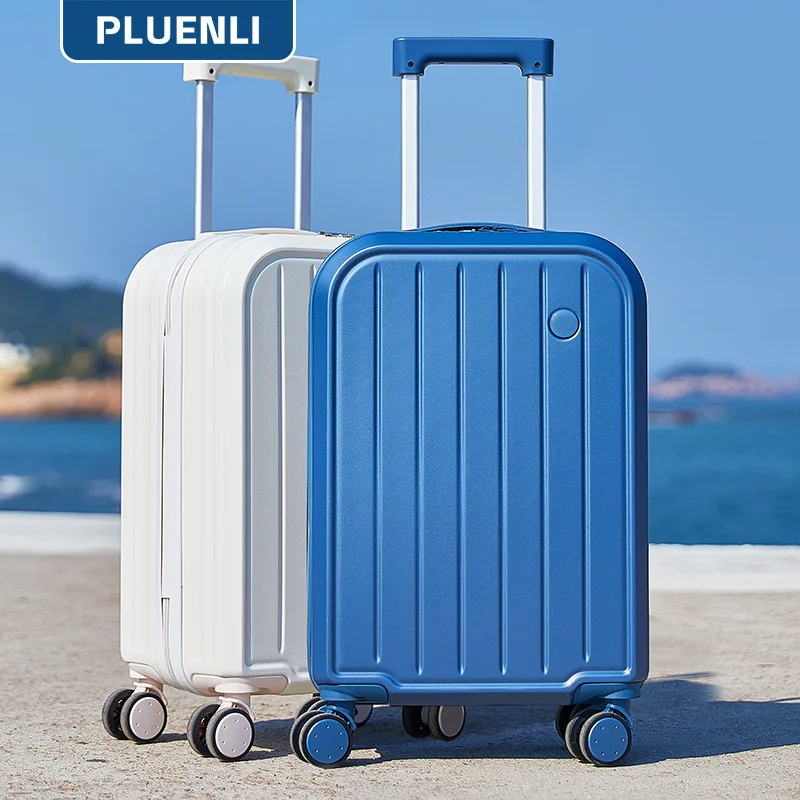 pluenli-luggage-luggage-women's-universal-wheel-trolley-case-small-lightweight-password-case-new-dry-suitcase