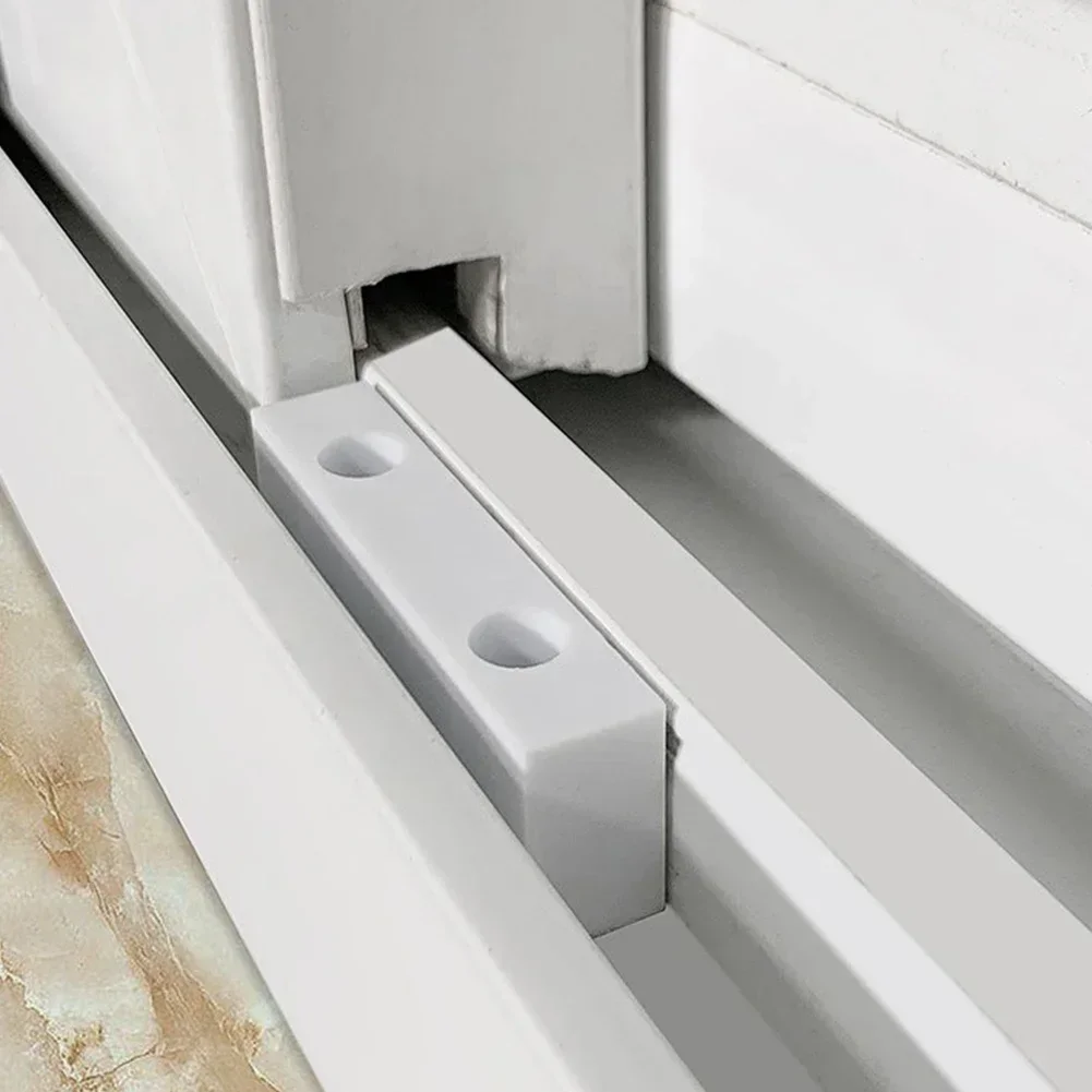 Sliding Door and For Window Lock Block Limiter Durable PP Material Adjustable Ventilation Enhanced Safety Pack of 6