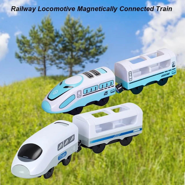 Battery-Operated Train Set Toys Six Wheels Trains Compatible for Wooden  Railway Multifunctional Train Toy Fit for Brio Tho-mas - AliExpress