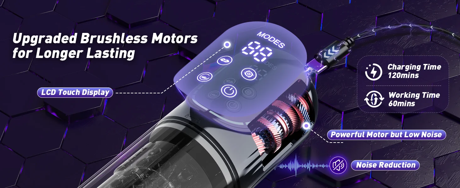 Automatic Masturbation Cup For Men With Thrusting And Rotation_voghion.com