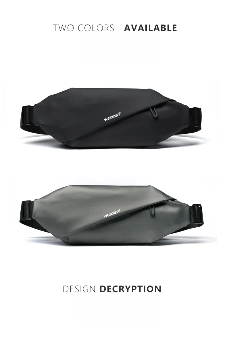 Borsa a tracolla da uomo multifunzionale per lo sport e il tempo libero, marsupio impermeabile per cellulare, borsa da uomo_voghion.com