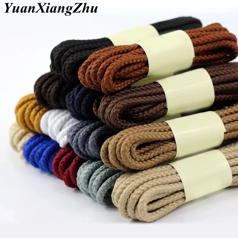Shoelaces Round 1Pair 80/100/120/140/160 cm 14 Colors for Fashion Casual Sneakers Leather Shoes Boots