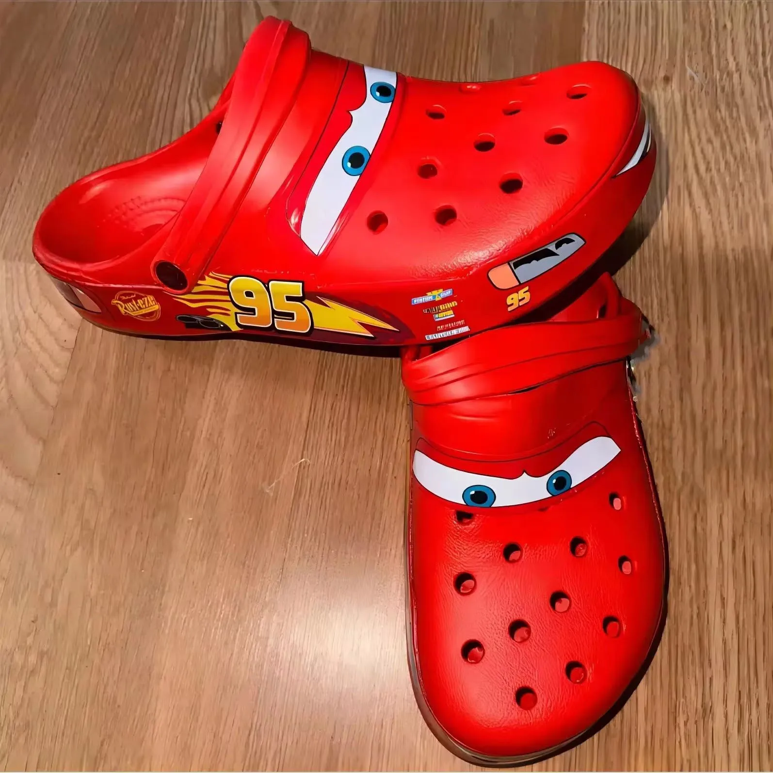 Animated sneakers Disney Mcqueen Pixar waterproof beach shoes sandals casual breathable