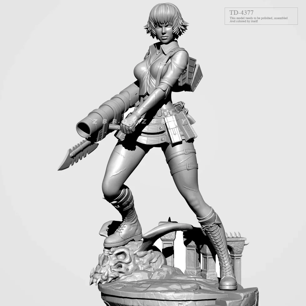 

50MM 75MM Resin model kits figure beauty colorless and self-assembled （3D Printing ）TD-4377