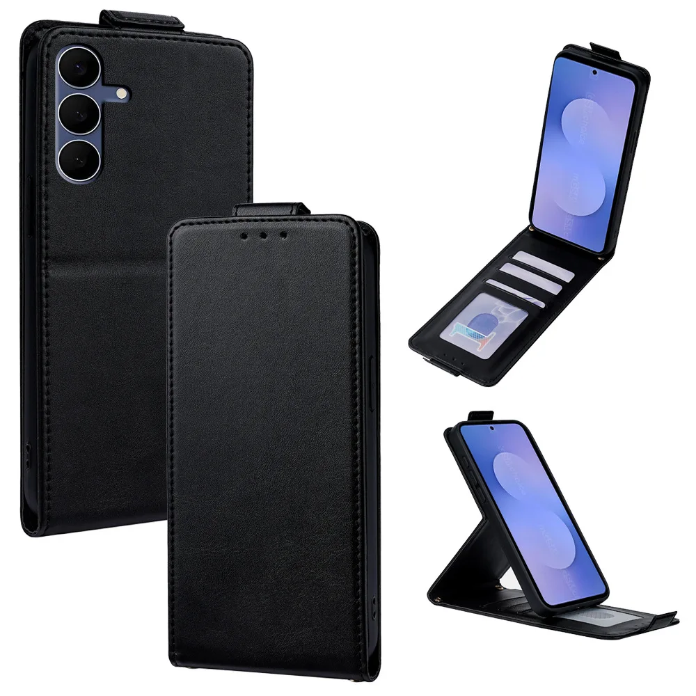 Classic Vertical Flip Case with 3-Card Holder