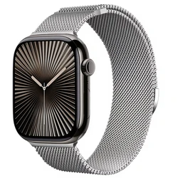 Sleek Metal Milanese Magnetic Watch Bracelet Strap for Ultra 3 - 2 - 1 49mm (Silver)