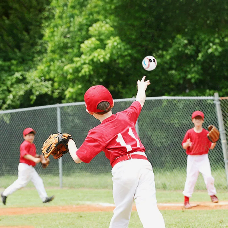 2Pcs 9 Inch Standard Baseball With Finger Placement Markers Professional Games Outdoor Practice Competition Training Baseball