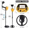 Professional Metal Detector Under Ground MD-5090 Outdoor IP68 Waterproof Treasures Gold Detectos Finders for Adults and Children 4