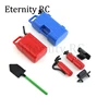 5pcs Simulation Extinguisher Shovel Fuel Tank Decoration for 1/8 1/10 RC Crawler Car Axial SCX10 TRX4 RC4WD D90 Redcat 5pcs Sim 3
