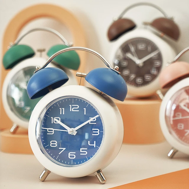 Reloj despertador Retro - Rosa - dormitorio - niños y adultos