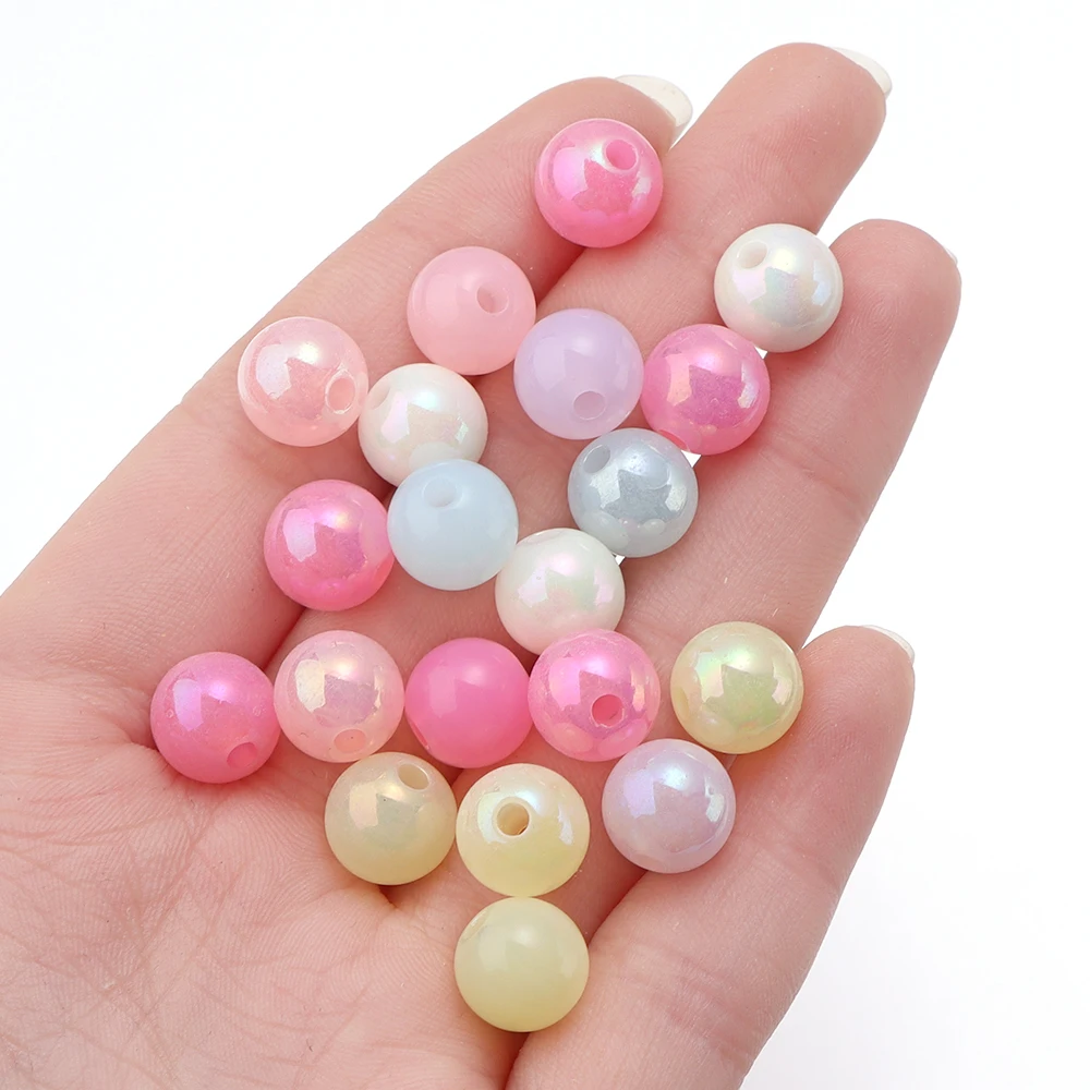 600 Perline Acriliche Rosse Da 6 Mm Per Gioielli Fai Da Te – Rotonde Con Foro 1,5 Mm, Per Bracciali E Collane