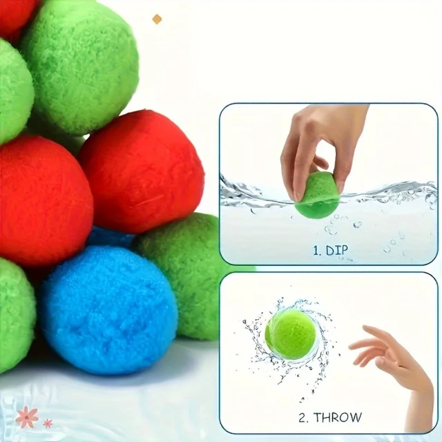 30 reusable children's water marbles - durable non-toxic pool beach toys with vibrant mixed colors for outdoor water activities 4