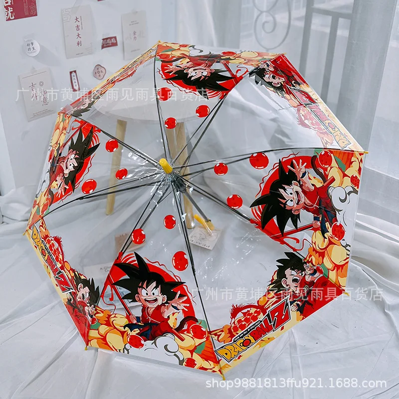 ドラゴンボール孫悟空漫画透明傘ロールプレイングアクセサリー少年少女