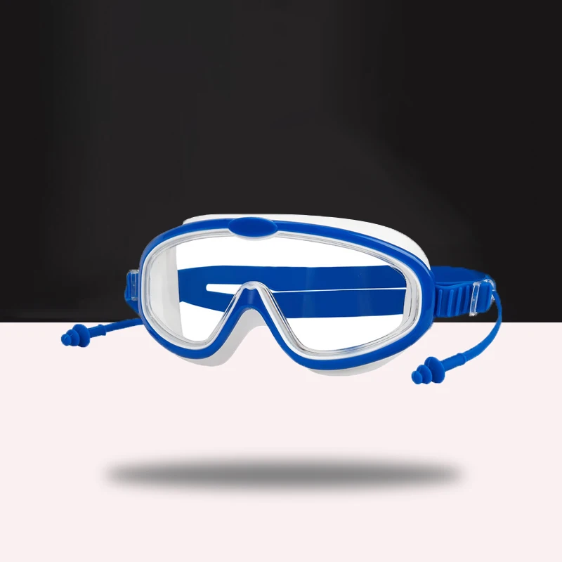 

Anti Fog Waterproof Transparent Swimming Goggles Children Large Frame Kids Boys Girls Water Sports Glasses Eyewear Without Box