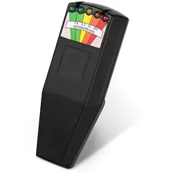 Handheld LED EMF Paranormal Detector - Magnetic Field & Electromagnetic Tester (Black)