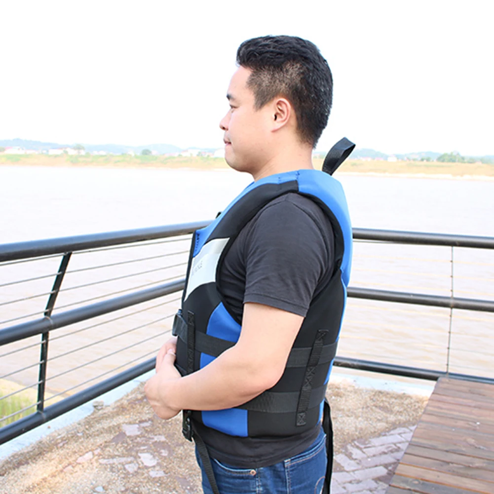 Neoprene Life Jacket For Adults Buoyancy Drifting Safety Life Vest Safety Buckle Jackets Floating Foam for Surfing Sailboard life jacket
