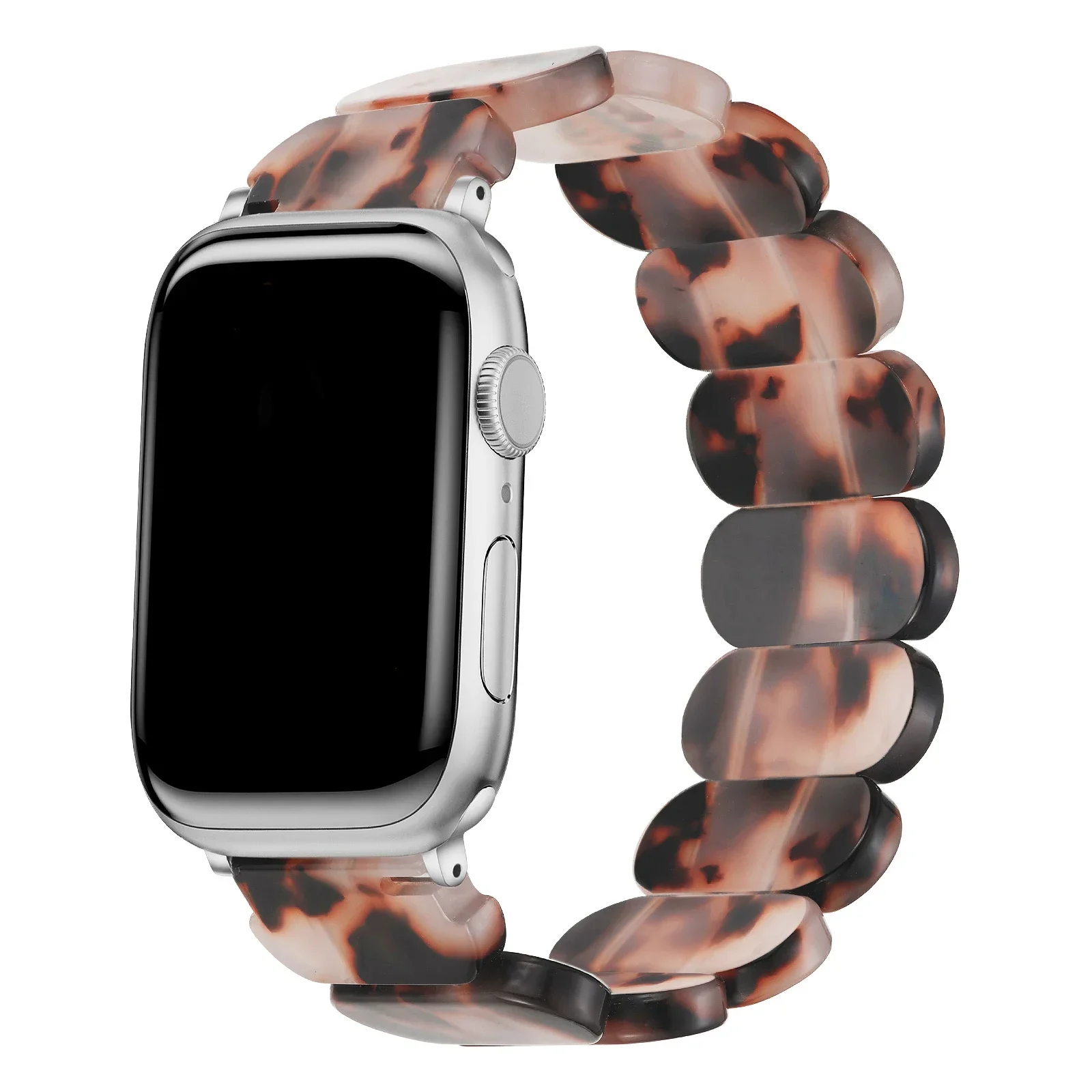 ตัวเลือกสินค้า สายรัดข้อมือ Apple Watch ยืดหยุ่น เรซิ่น สำหรับ 45/44/42/40/38 มม.