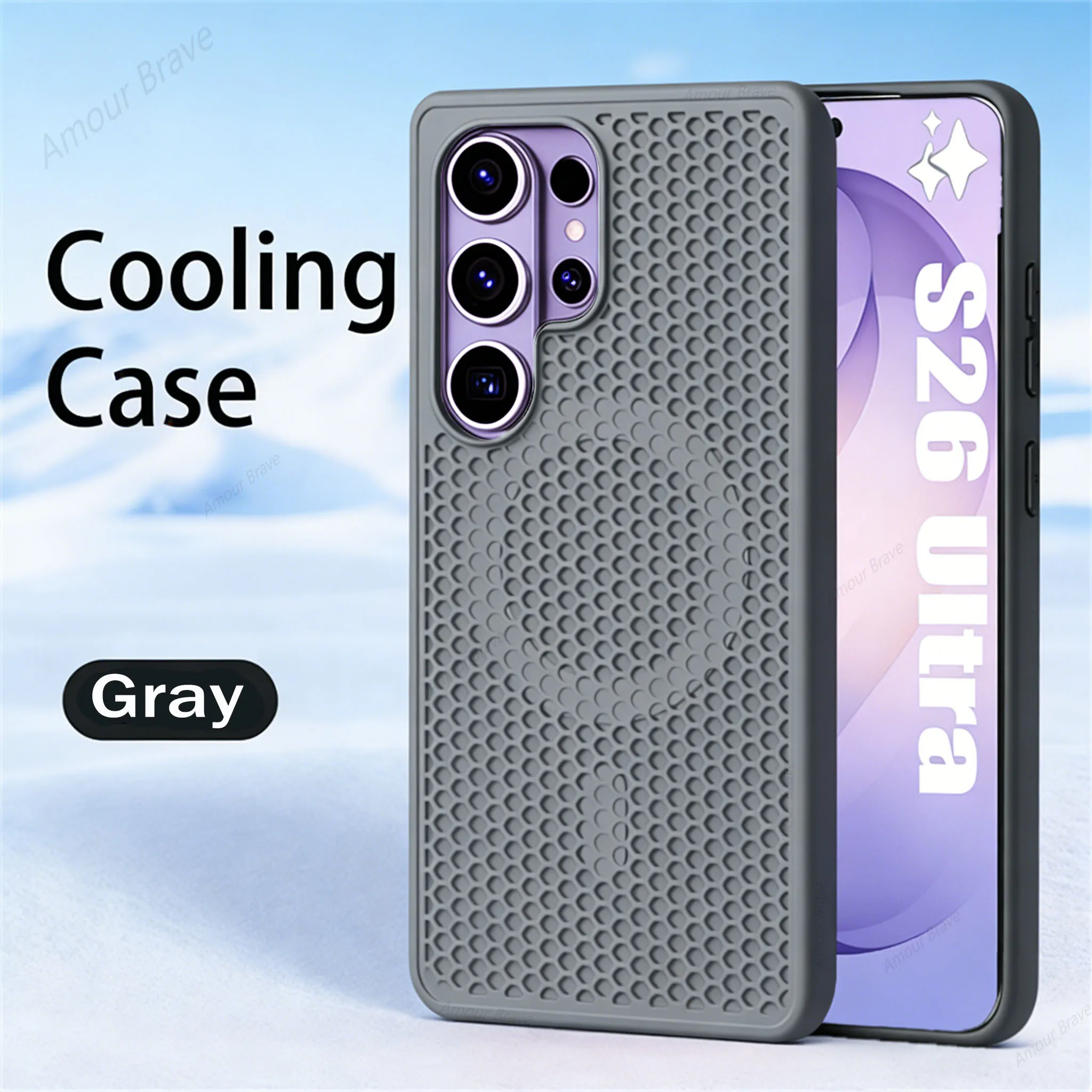 Advanced Cooling Breathable Magnetic Phone Case with Heat Dissipation Technology