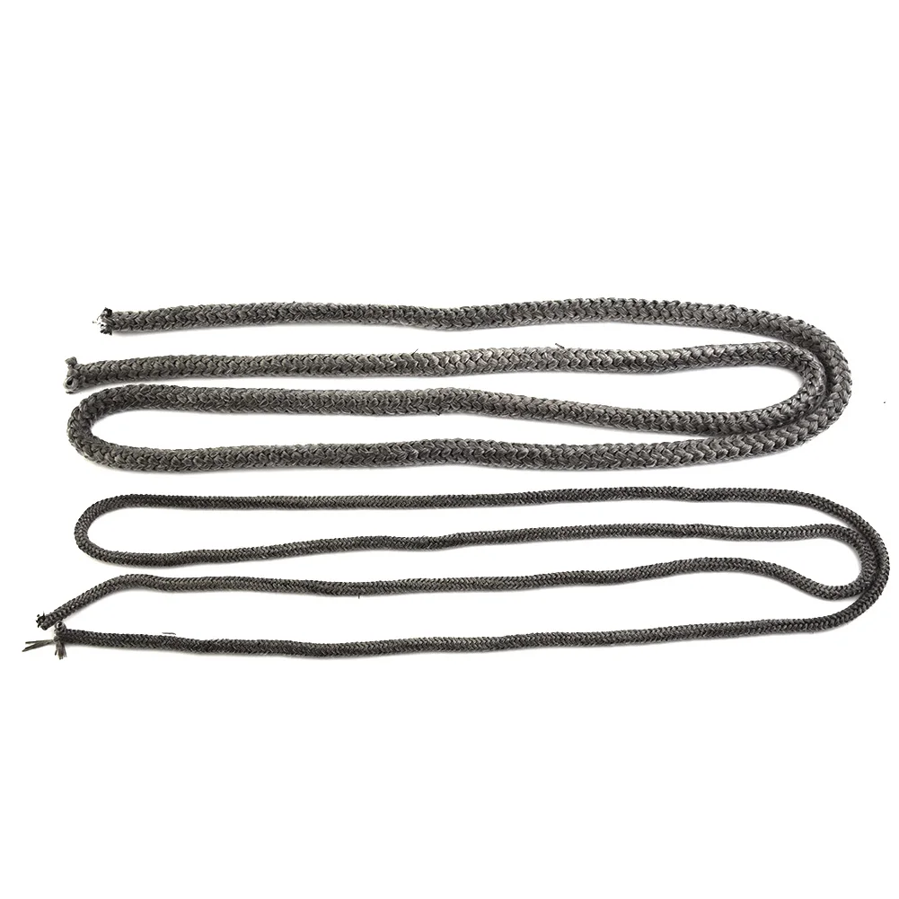 

Fire Rope Fiberglass Rope Seal Practical Replacement Accessories Black Stove Dark Grey Door Seal Fiberglass Wood Burning Stove