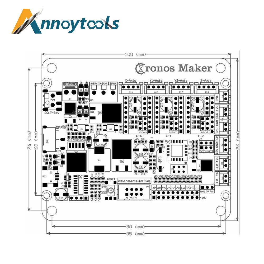 GRBL1.1 Controller CNC3018 3AXIS Driver Board Support