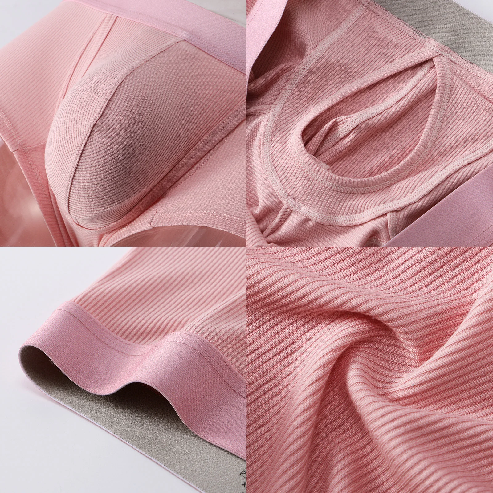 3pcs Men's Sexy Underwear Open Crotch Lingerie Breathable Boxer Shorts Panties for Sex Fashion Soft Bulge Pouch Underpants Cueca