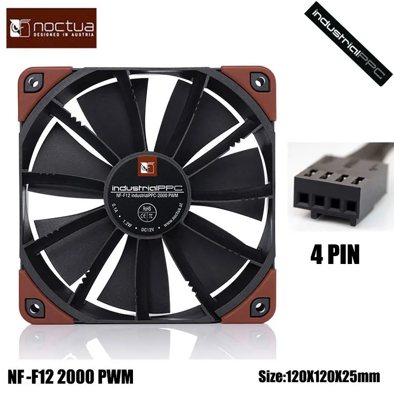 Noctua NF-F12 industrialPPC-2000 PWM 3個 NF-F12 industrialPPC-2000 PWM