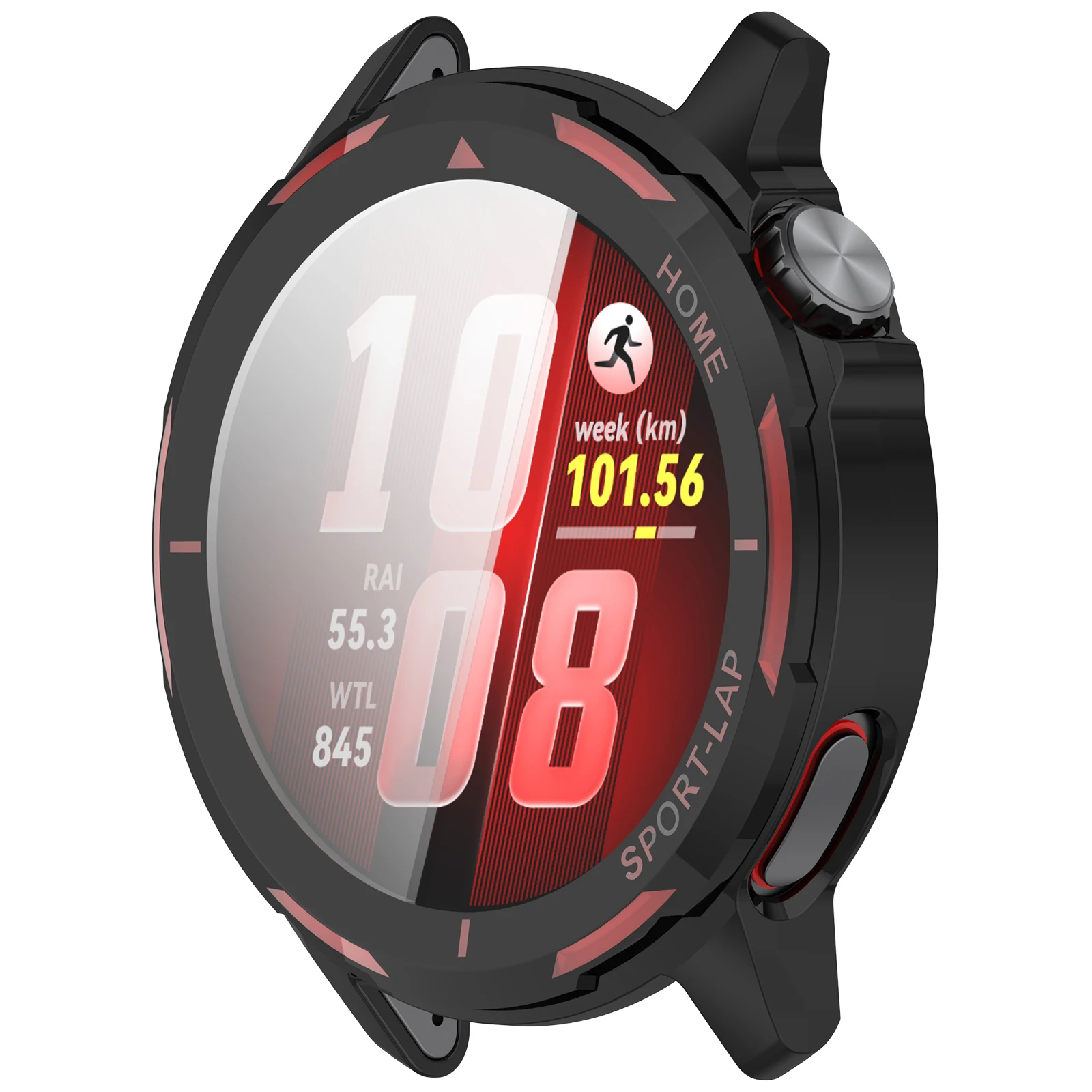 Clear Protector Full Screen TPU Case - Shock-Resistant Smartwatch Cover
