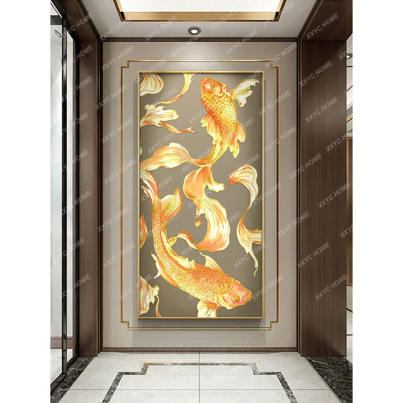 

Stereo Entrance Painting Modern Corridor Aisle Paintings Wallpaper living room decoration home accessories decoración hogar