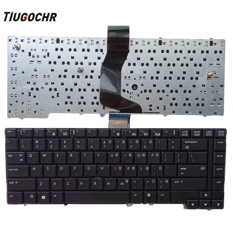 

Новая клавиатура для ноутбука HP EliteBook 6930 6930P 483010-001 468778-001 V070530AS1, без указателя, черная версия для США