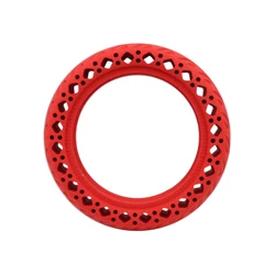 8.5 Honeycomb Shock Absorber Red Electric Scooter Tire - Durable Solid Rubber (1pcs red)