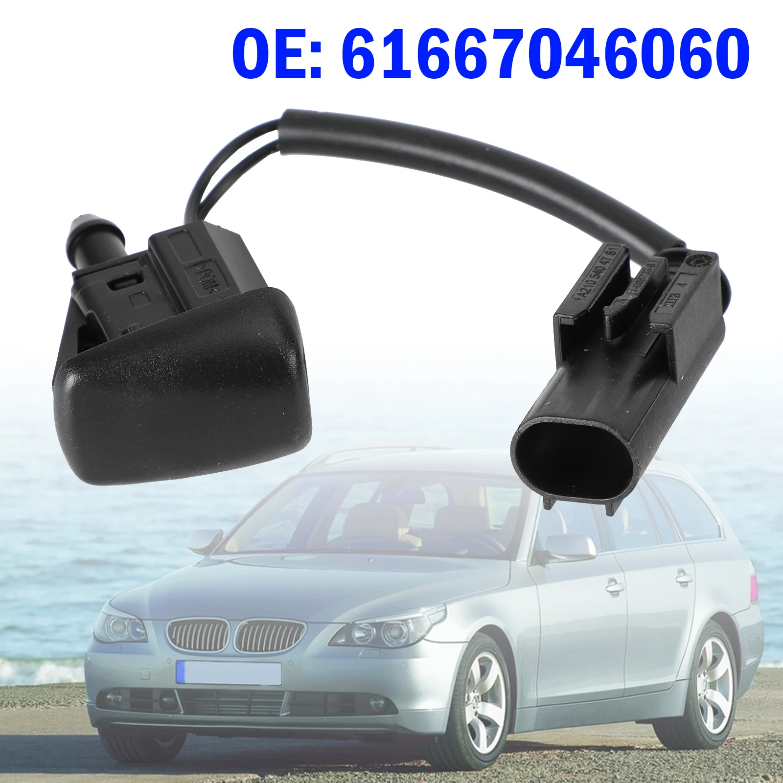 

Areyourshop, струйный распылитель на лобовое стекло для BMW 5 серии E60 E61 61667046060