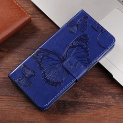 Butterfly Design Magnetic Leather Wallet Phone Case - Motorola Moto G6 Plus (BL)