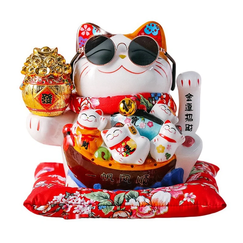 

Lucky Cat Decoration Piggy Bank Lucky Cat Radio Wave Treasure Shop Gift China Good Luck Home Decoration Craft Gift