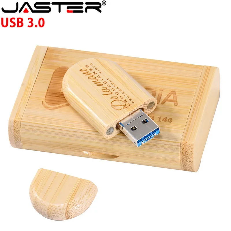 Jasert 2 In 1 Di Legno Flash Drive Usb 3.0 Pen Drive 64Gb Flash Drive 4Gb 8Gb 16Gb 32Gb 128Gb Memory Stick Logo Personalizzabile