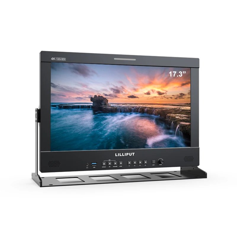 LILLIPUT Q18 12G-SDI/4KH DMI Signal 17.3 inch Professional Production Studio Monitor 3840X2160 3D-LUT 400nits Broadcast Quality