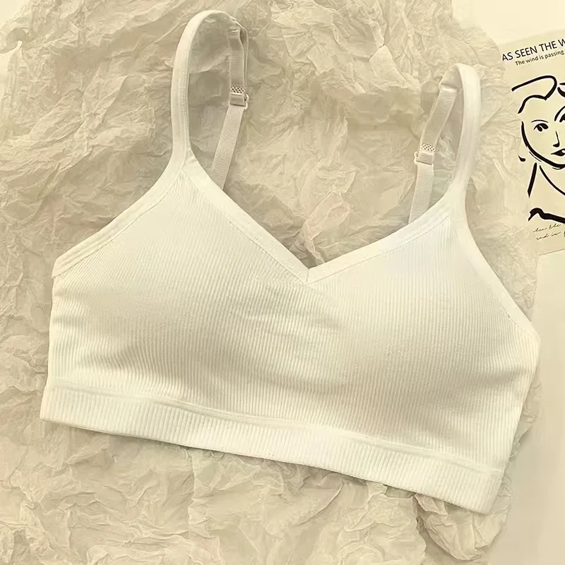 Women Lingerie Bra Women Tube Tops Seamless Push Up Brassiere Cotton Breathable Bralette Wire Free Sleep Bra Tops