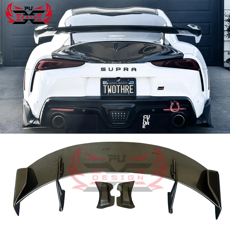 Déflecteurs Coupe-vent En Fibre De Carbone ABS Pour Toyota Supra A90 2019-2022 - Lot De 2 - 4