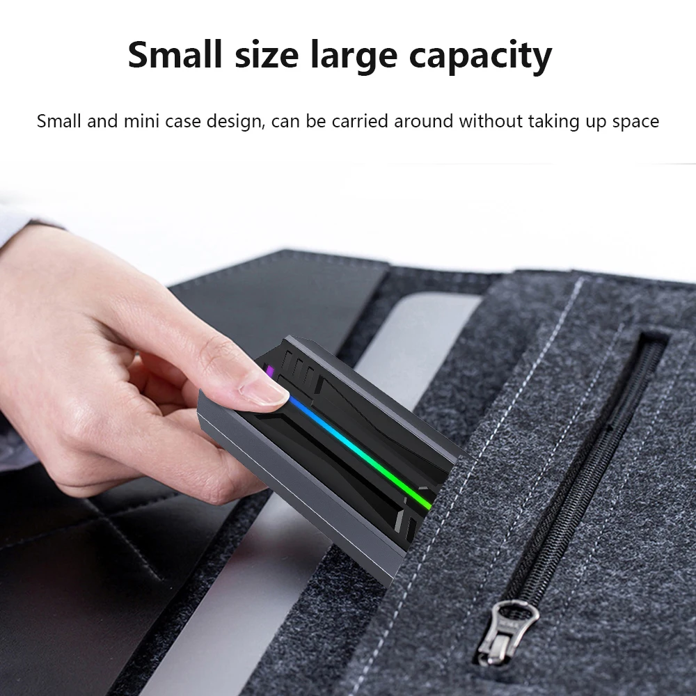 TISHRIC SSD NVME M2 Ŭ ϵ ũ ̽, M.2 SSD  ݿ USB3.1 C Ÿ NGFF NVME ̽, SSD ũ ڽ, ǰ