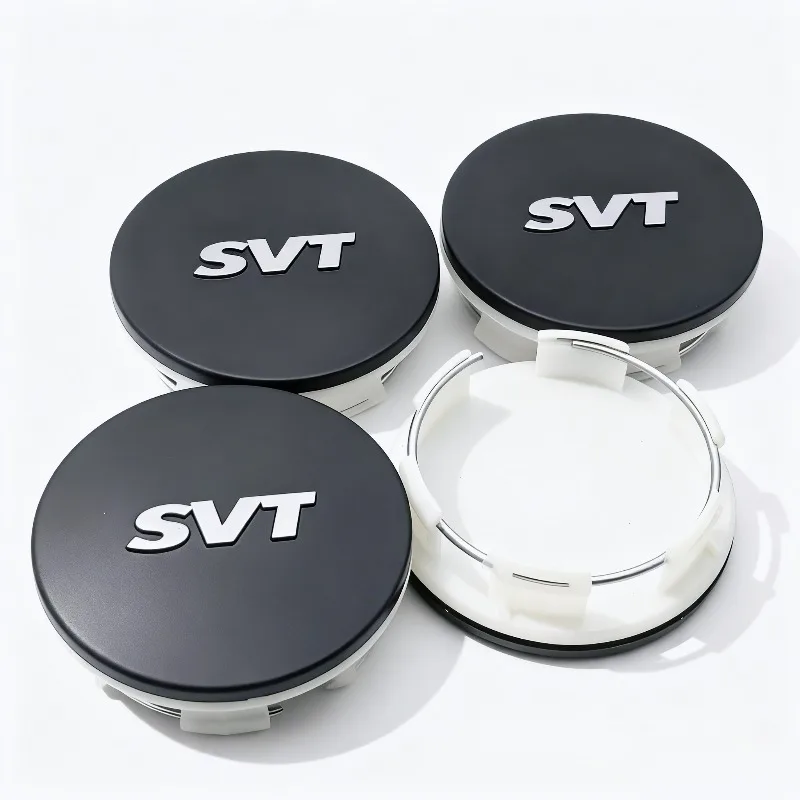 4 stücke SVT Logo Auto Radnabenkappen 65 MM 57 MM Räder Nabenkappe Staubdichte Kappe Felge Radkappen Zentrum Staubschutz Ersetzen Auto Zubehör – Detail 7