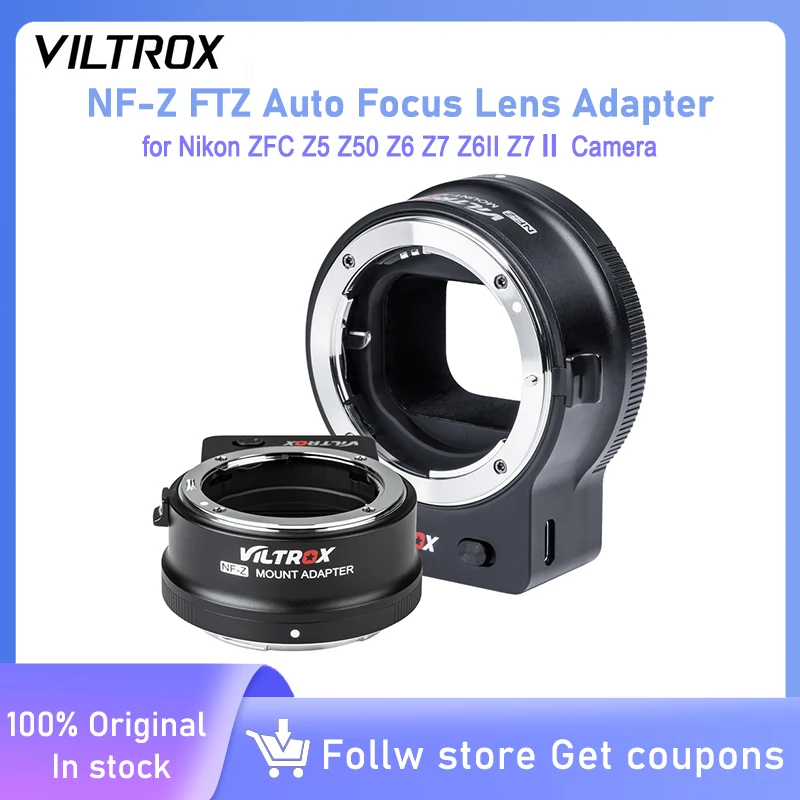 VILTROX NF-Z Auto Focus Full Frame Lens Adapter Nikon F Lens to