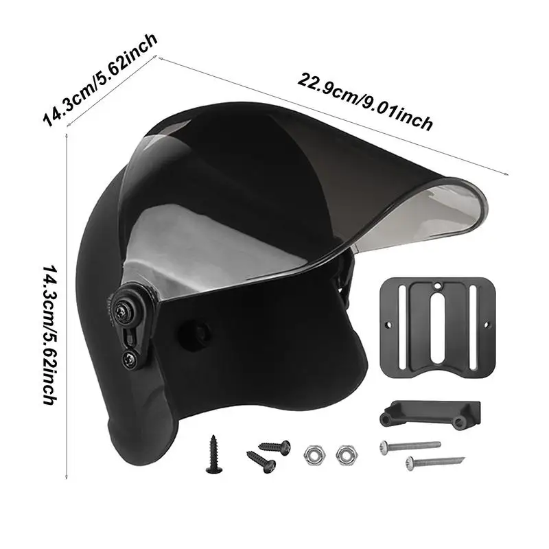 Motorcycle Phone Mount with Rainproof Sunshade and Waterproof Cover