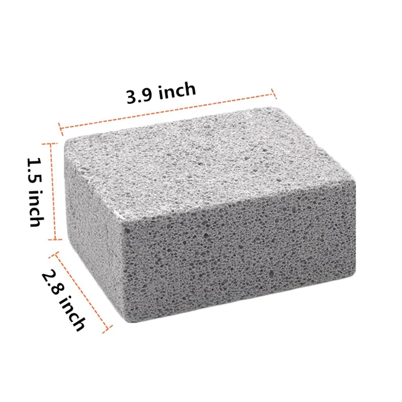 12 Pack Grill Griddle Cleaning Brick Block,Kitchen Bathroom Cleaning Pumice Block, De-Scaling Stone