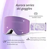 COPOZZ Magnetic Ski Goggles UV400 Protection Anti-Fog Ski Glasses Men Women Quick-Change Lens Snowboard Goggles with Two Options 3