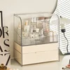 Clear Makeup Organizer PET Dustproof Storage Box, Bathroom Organizer, Lipstick Organizer Box, Acrylic 3