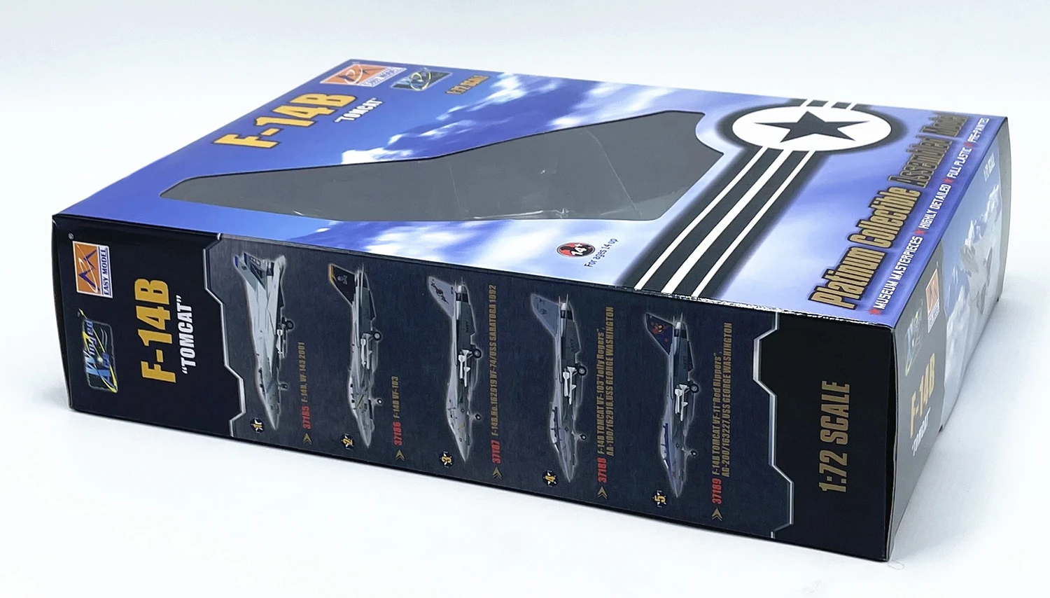 1: 72 American F14B fighter model VF-11 Red Boar Squadron E37189  Finished product collection model