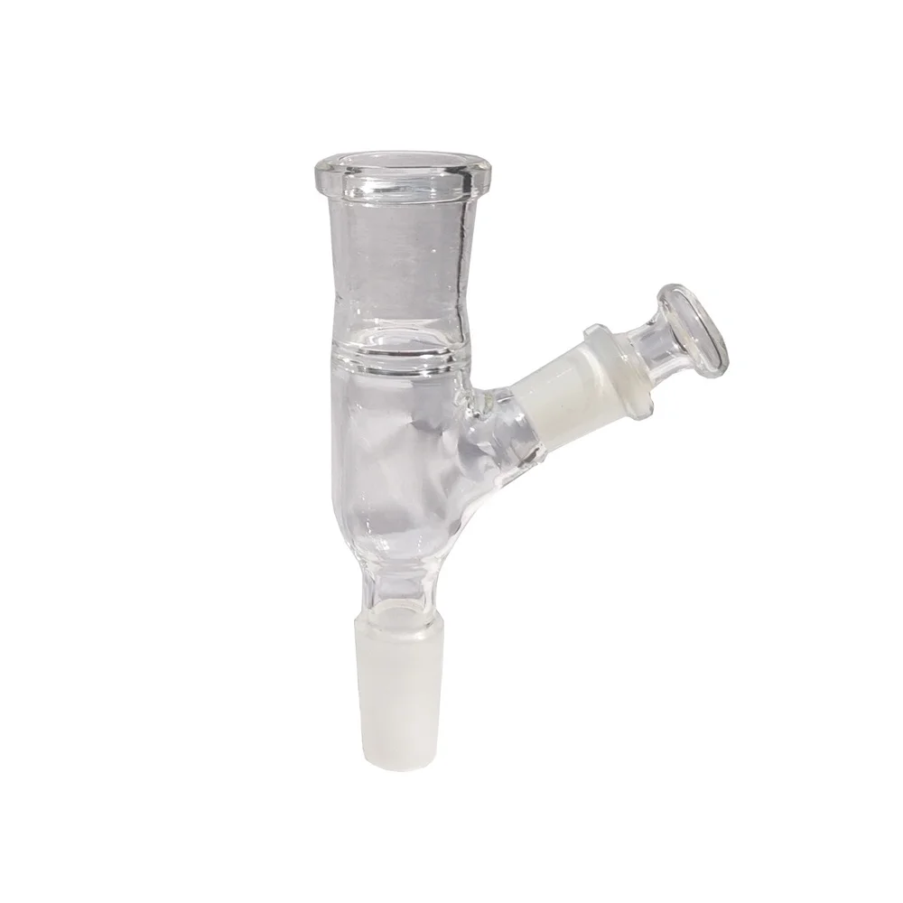 14/18mm Male to 18mm Female Glass Gube Attachment with 10mm Plug Include 50pcs 304 Stainless Steel Screen glass adapter