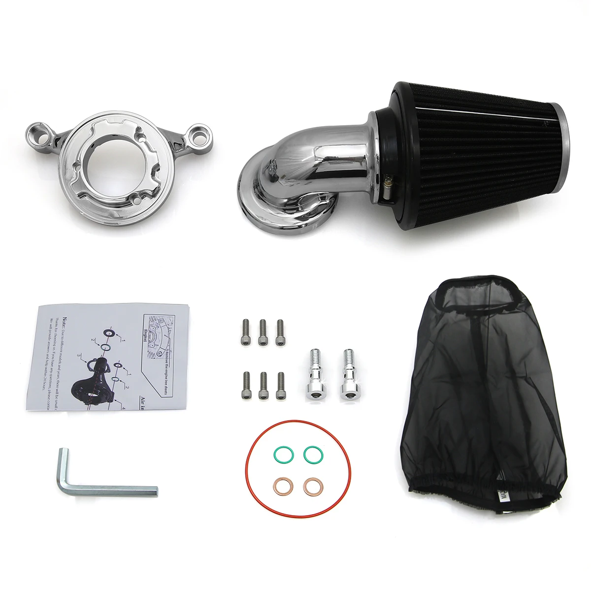 

Chrome stage 1 cone Air cleaner breather filters for harley Big Twin Softail Fat Boy heritage 99-15 touring FLHX FLHR 00-07