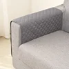 1PC Water Repellent Sofa Armrest Cover Double Pocket Sofa Side Cover Solid Color Plaid Chair Armrest Storage Bag for Living Room 5
