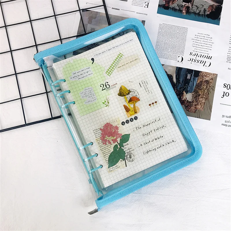 Zipper Binder Photo Card Collection & Organizer Diary Notebook