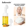 Turmeric Cleansing Mousse Exfoliating Gentle Pore Cleansing Foam Cleanser Oil Control Blackhead Remover Skin Cleansing Mousse 1